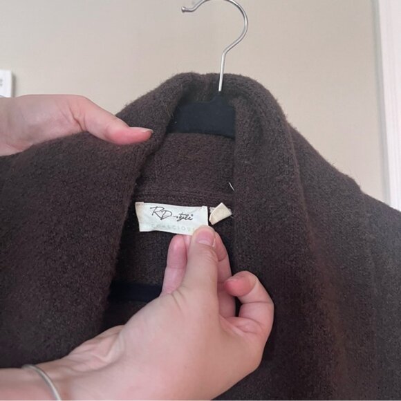 RD Style Anthropologie Brown Oversized Cardigan - Picture 3 of 5